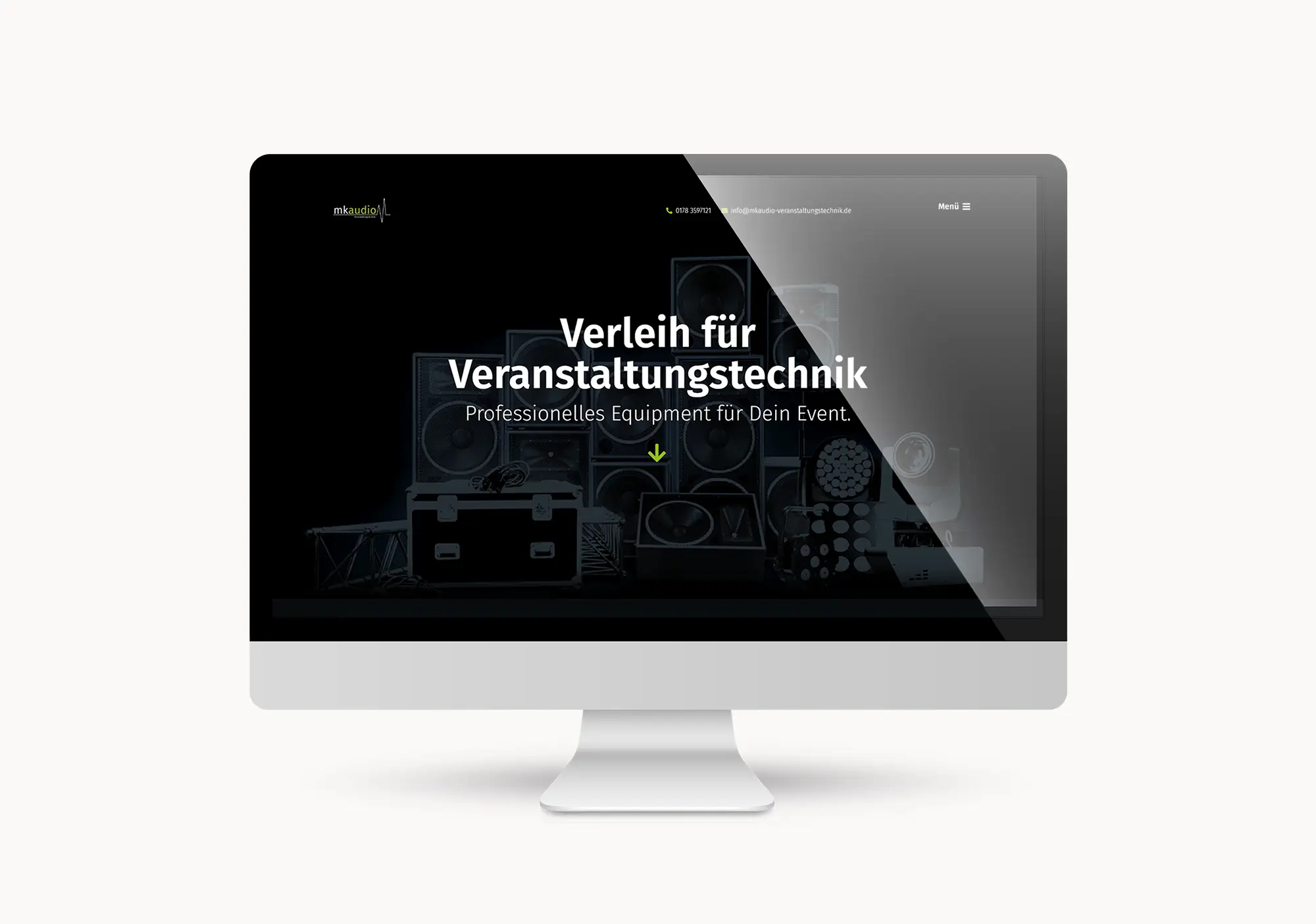 mkaudio Veranstaltungstechnik Websdesign